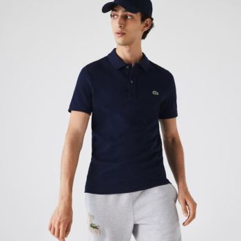 Lacoste Slim Fit Polo in Petit Piqué Pánské - Polo Tmavě Blankyt Blankyt | CZ-n7NlkD